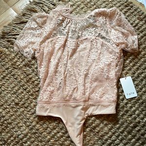 Lace body suit